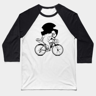 Fish riding a bike Baseball T-Shirt